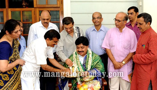 DGM of IOB K Anil Felicitation